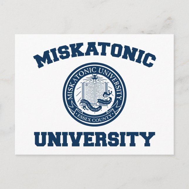 Cartão postal da Universidade Miskatonic (Frente)