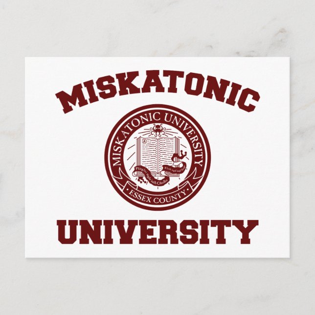 Cartão postal da Universidade Miskatonic (Frente)