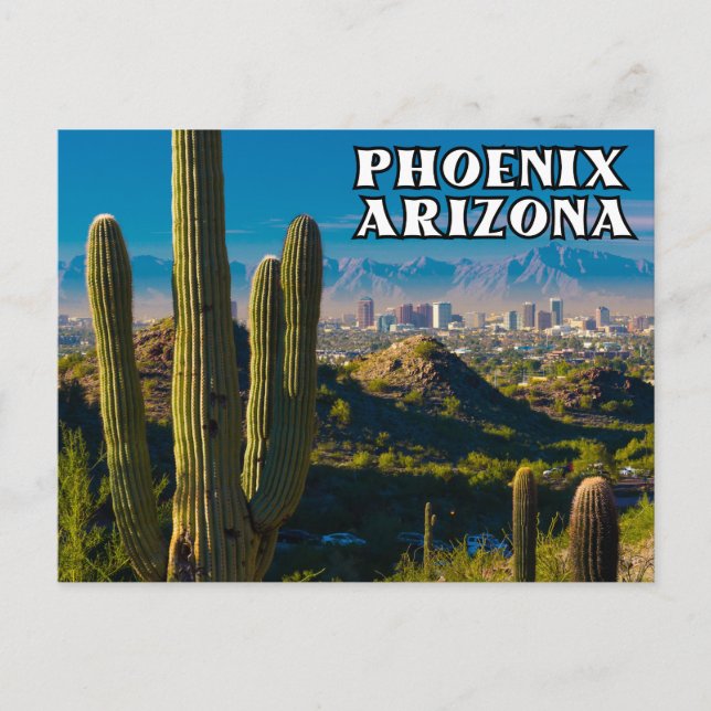 Cartão postal da Viagem de Souvenir da Phoenix (Frente)