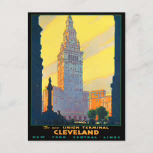 Cartão postal da viagens vintage Cleveland