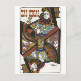 Cartão postal da viagens vintage Las Vegas USA