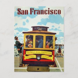 Cartão postal da viagens vintage San Francisco USA