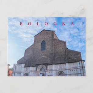Cartão postal da vista da Basílica de San Petronio