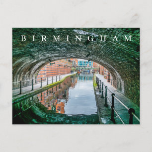 cartão postal da vista do canal de Birmingham