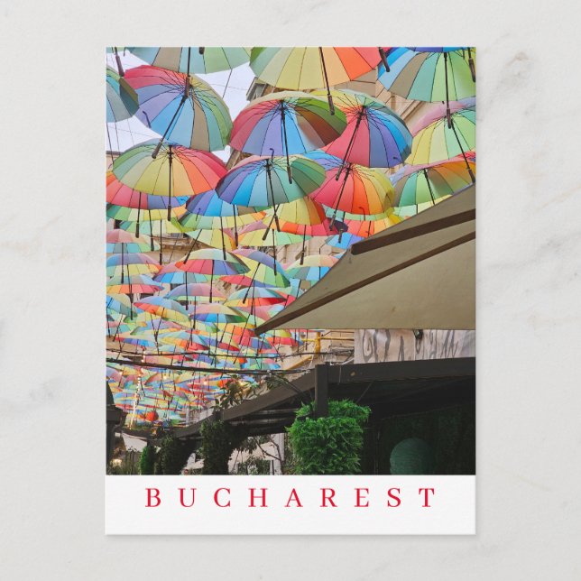 Cartão postal da vista do Pasajul Victoria em Buca (Frente)