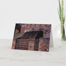 Cartão postal da Waterroda New Lanark Scotland