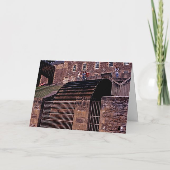 Cartão postal da Waterroda New Lanark Scotland (Frente)