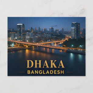 Cartão Postal ✈️ Daca Bangladesh Viagem Presente 🌆