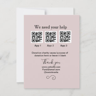 Cartão Postal Dação Coleção de Dons jar adicionar seu nome q r c