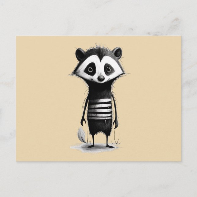 Cartão Postal Dachs badger (Frente)