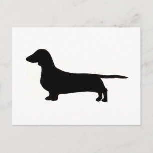Cartão Postal dachshund