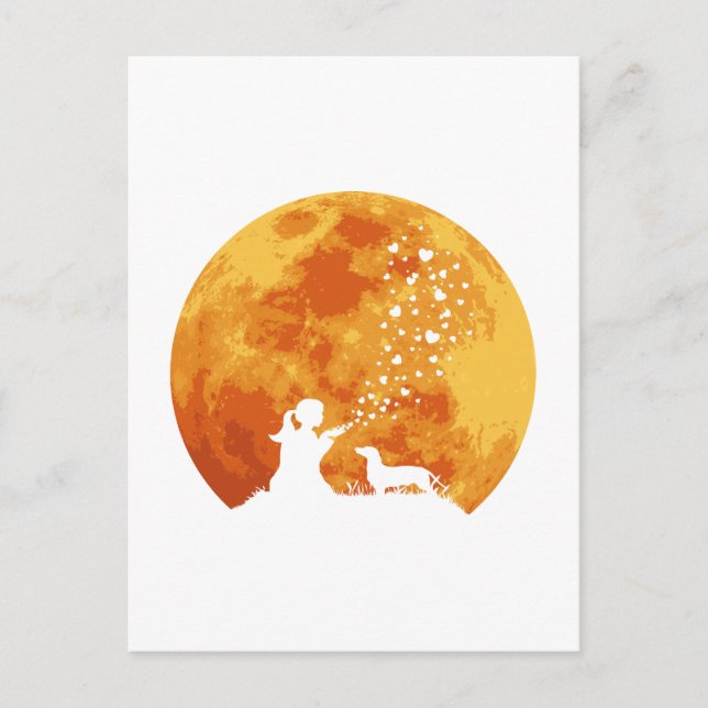 Cartão Postal Dachshund (Frente)