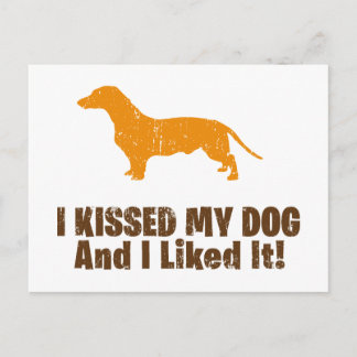 Cartão Postal Dachshund