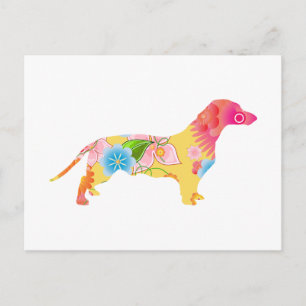 Cartão Postal Dachshund