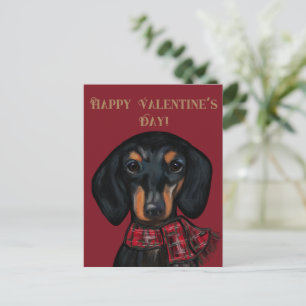 CARTÃO POSTAL DACHSHUND