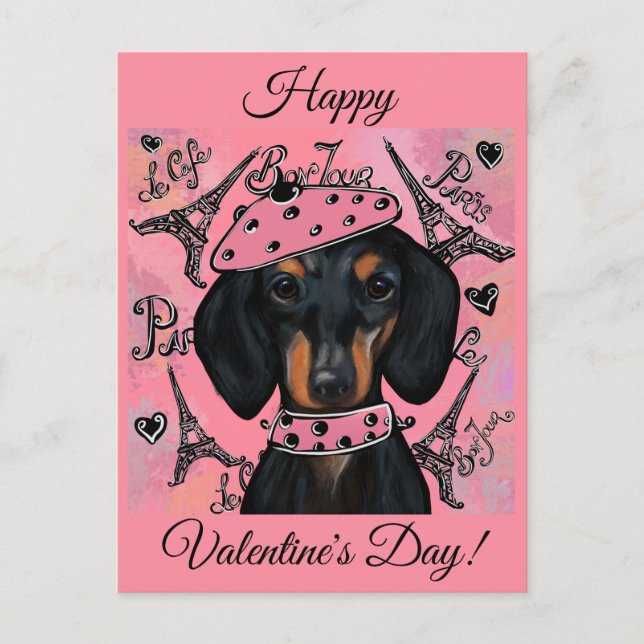 CARTÃO POSTAL DACHSHUND   (Frente)