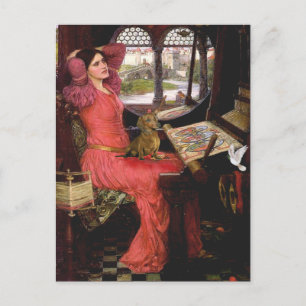 Cartão Postal Dachshund 1 - Senhora de Shalotte