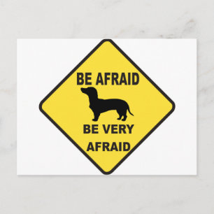 Cartão Postal Dachshund Dog Humorous