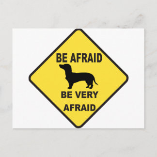 Cartão Postal Dachshund Dog Humorous