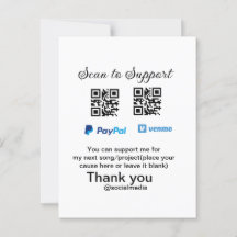 Dádiva virtual jar q r código doação de moeda PayP