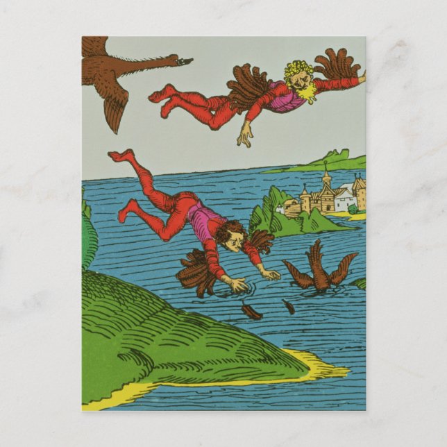 Cartão Postal Daedalus e Icarus, 15 (Frente)