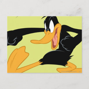 Cartão Postal DAFFY DUCK™ Balançando uma almoça