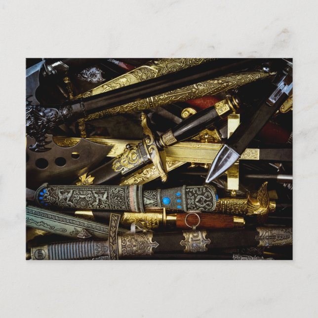 Cartão Postal Daggers, Dirks e Sabers (Frente)
