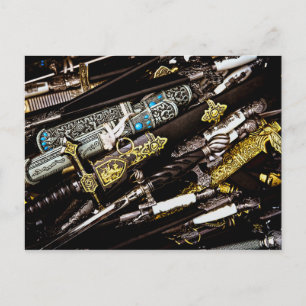 Cartão Postal Daggers, Dirks e Sabers