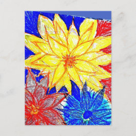 Cartão Postal Dahlia