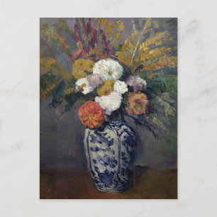 Cartão Postal Dahlias, c.1873