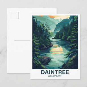 Cartão Postal Daintree RainForest Queensland Viagem da Austrália