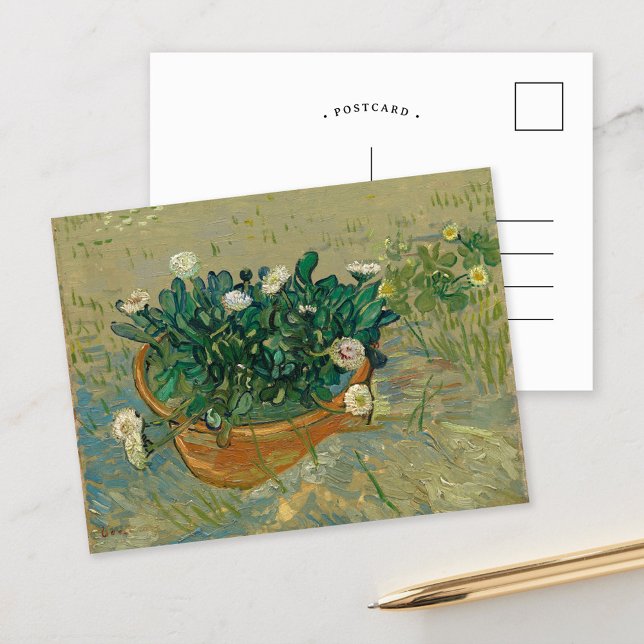 Cartão Postal Daisies, Arles | Vincent van Gogh (Criador carregado)