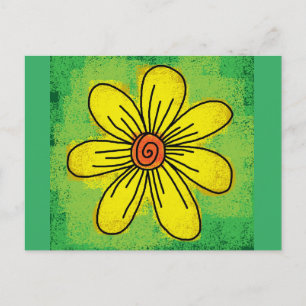 CARTÃO POSTAL DAISY ART
