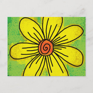 CARTÃO POSTAL DAISY ART