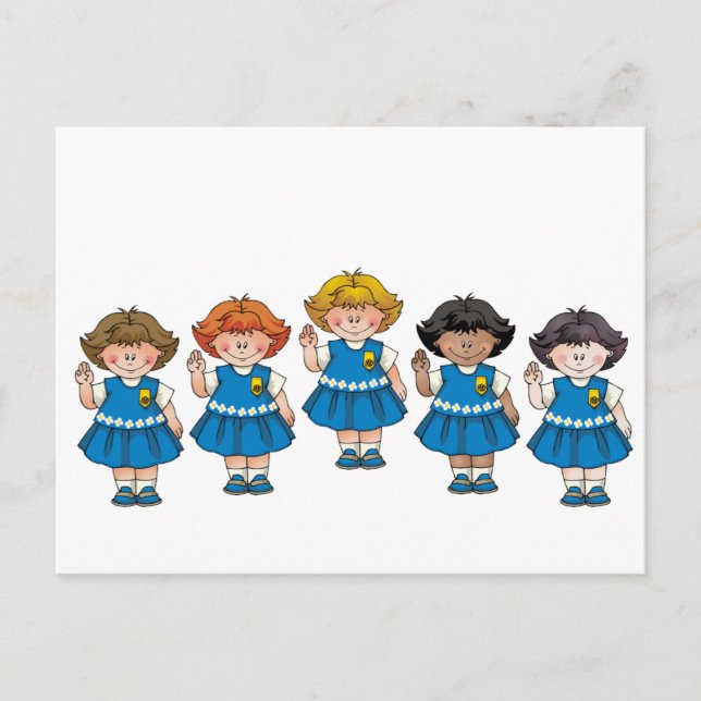 Cartão Postal Daisy Group (Frente)