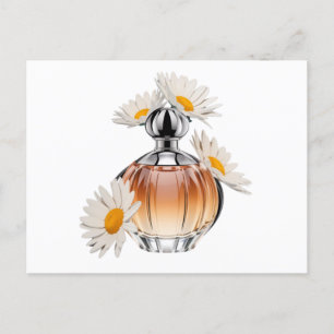 Cartão Postal Daisy Perfume Bottle