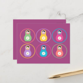 Cartão Postal Daisyflower Missydoll