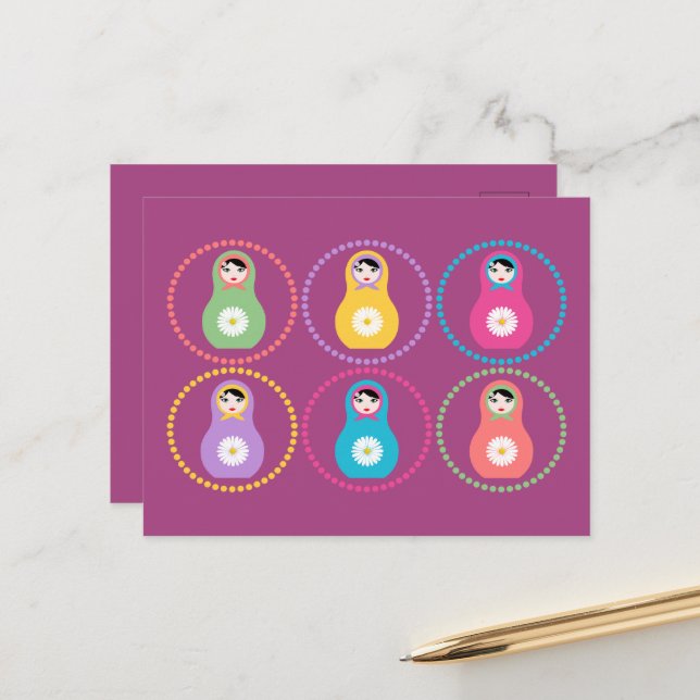 Cartão Postal Daisyflower Missydoll (Frente/Verso In Situ)