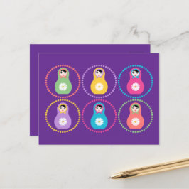 Cartão Postal Daisyflower Missydoll