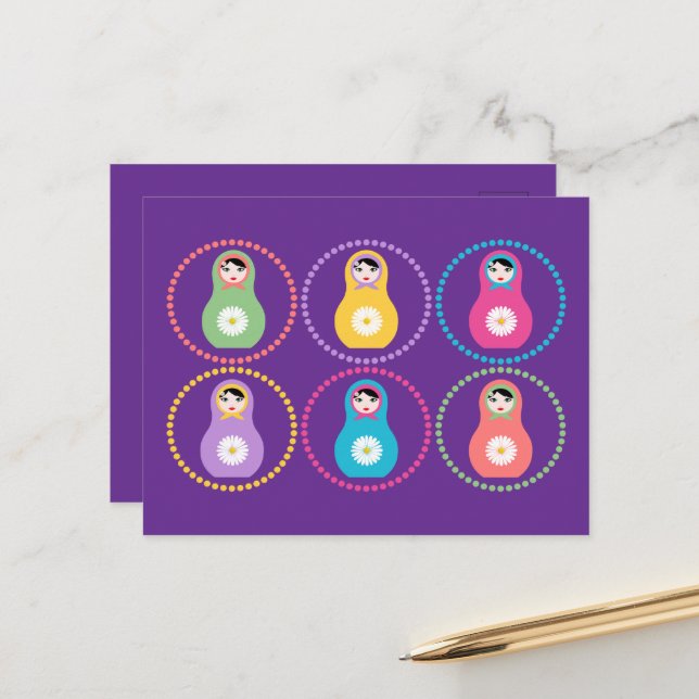 Cartão Postal Daisyflower Missydoll (Frente/Verso In Situ)