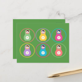 Cartão Postal Daisyflower Missydoll