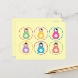 Cartão Postal Daisyflower Missydoll