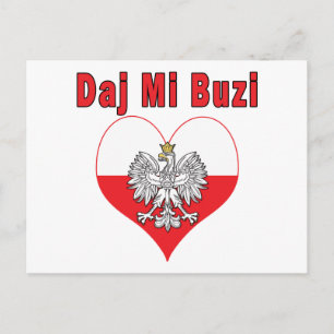 Cartão Postal Daj Mi Buzi Eagle Heart