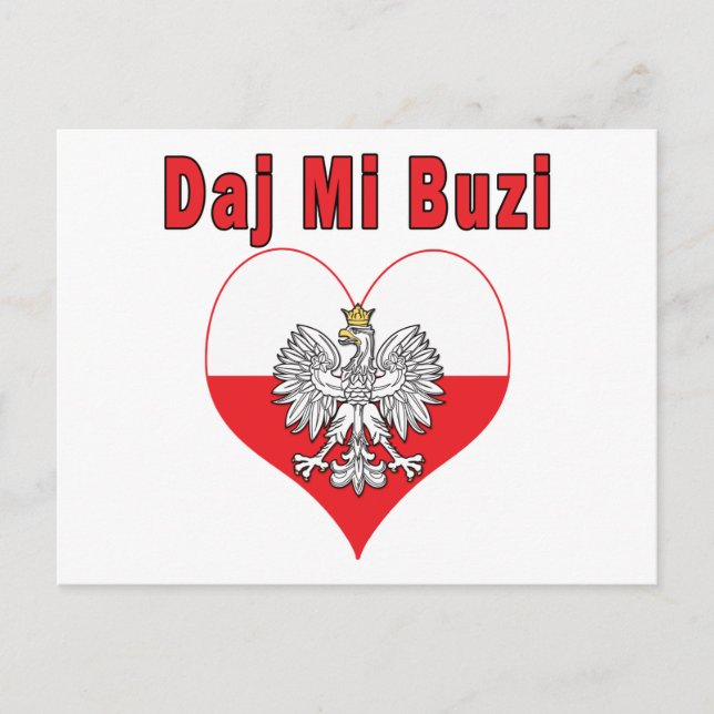 Cartão Postal Daj Mi Buzi Eagle Heart (Frente)
