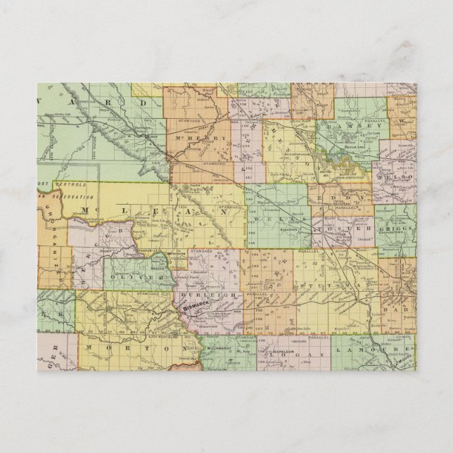 Cartão Postal Dakota do Norte (Frente)