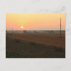 Cartão Postal Dakota do Norte Sunrise