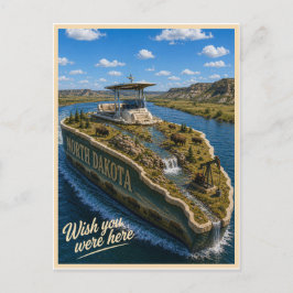 Cartão Postal Dakota do Norte | Wish You Were Here | Série de Es