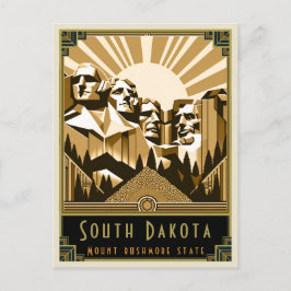 Cartão Postal Dakota do Sul | Art Deco