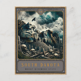 Cartão Postal Dakota do Sul | Cartão-postal de arte gótica