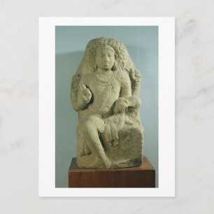 Cartão Postal Dakshinamurti, Tamil Nadu, dinastia Pallava (grani